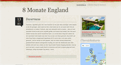 Desktop Screenshot of 8monate-england.auslandsblog.de