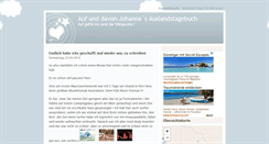 Desktop Screenshot of jojoinaustralien.auslandsblog.de