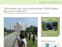 Tablet Screenshot of indian-adventure2012.auslandsblog.de