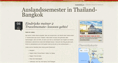 Desktop Screenshot of anjainthailand.auslandsblog.de