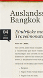 Mobile Screenshot of anjainthailand.auslandsblog.de