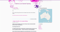 Desktop Screenshot of danielsabrina-sydney.auslandsblog.de