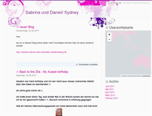 Tablet Screenshot of danielsabrina-sydney.auslandsblog.de