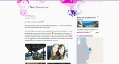 Desktop Screenshot of ninadownunder.auslandsblog.de